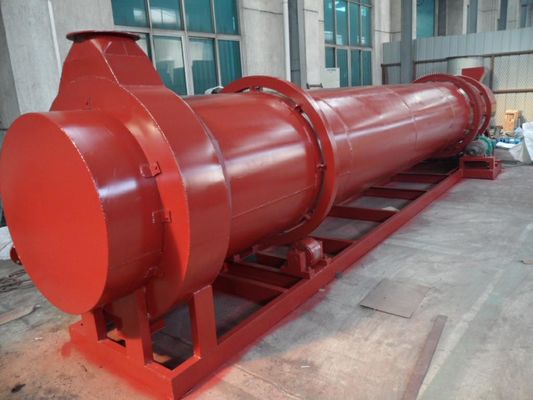 مجفف حمأة مياه الصرف الصحي المتين 10t / H-15t / H مجفف دوار صناعي بالرمل