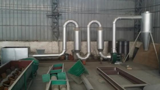 نشارة الخشب أنبوب النشا معدات تجفيف الأرز 220V-450V آلة تجفيف الدقيق