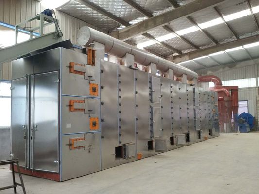 220V 380V آلة التجفيف المستمر مجفف الحزام الصناعي عملية سهلة