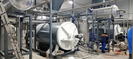 آلة التجفيف المستمر ذات الكفاءة العالية 6000L مجفف المجذاف الصناعي