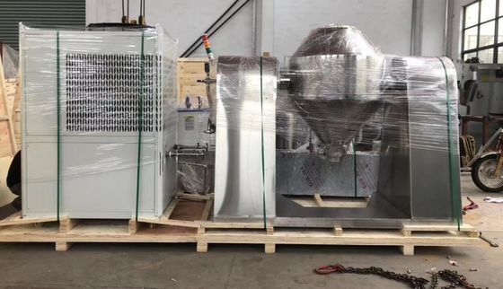 0.75kw -15kw آلات الخلاط الصناعية 5000L الروتاري مزدوجة المخروط فراغ مجفف