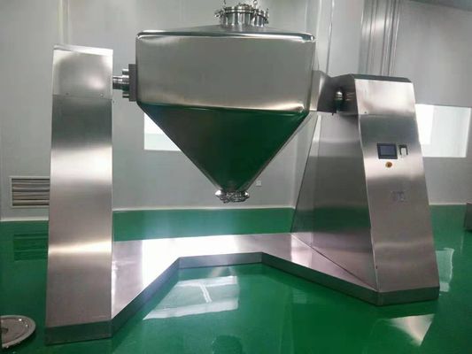 آلة خلط مسحوق الفولاذ المقاوم للصدأ 2rpm - 20rpm Square Cone Mixer