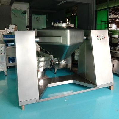 آلة خلط مسحوق الفولاذ المقاوم للصدأ 2rpm - 20rpm Square Cone Mixer