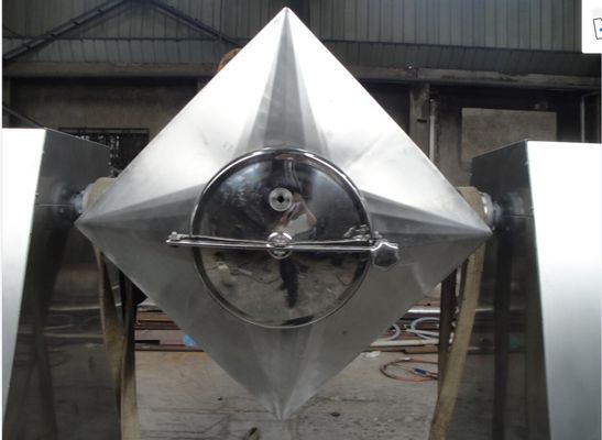 آلة خلط مسحوق الفولاذ المقاوم للصدأ 2rpm - 20rpm Square Cone Mixer