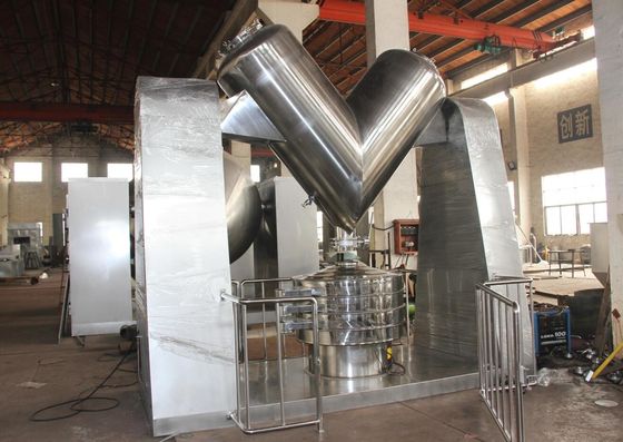 V Blender Pharmaceutical Mixer Machine 20r / Min معدات الخلط الكيميائي