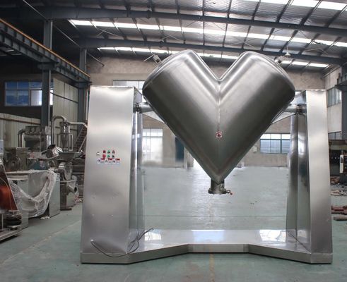 V Blender Pharmaceutical Mixer Machine 20r / Min معدات الخلط الكيميائي