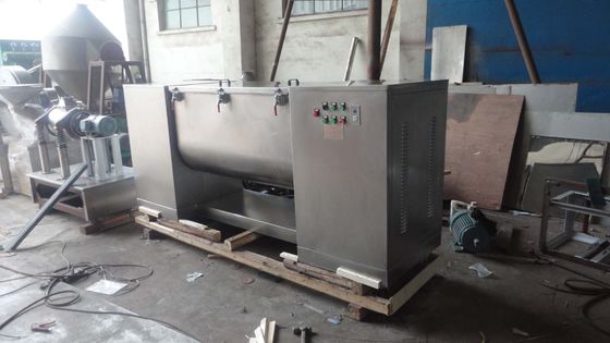 آلات الخلاط الصناعية ISO 2.2kw -11kw Trough Mixer 1 سنة الضمان