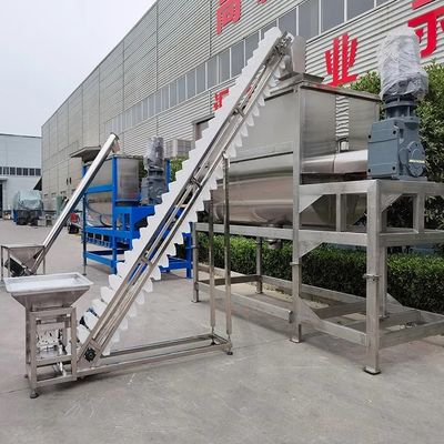 WLDH خلاط الشريط الأفقي 250L-10000L خلاط الشريط الحلزوني المزدوج