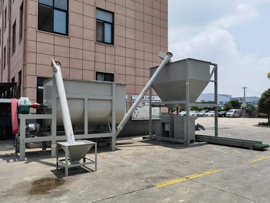 WLDH خلاط الشريط الأفقي 250L-10000L خلاط الشريط الحلزوني المزدوج