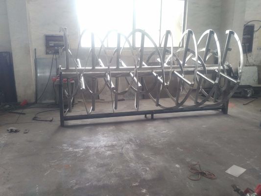 250L-10000L خلاط مسحوق خلاط الشريط ، آلة خلط خلاط المحراث