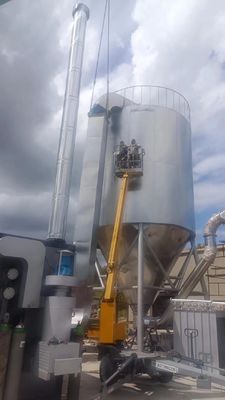 آلة التجفيف بالرش 2-30kw لخنزير الدم وجبة الشاي مسحوق الجلوكوز الغذاء