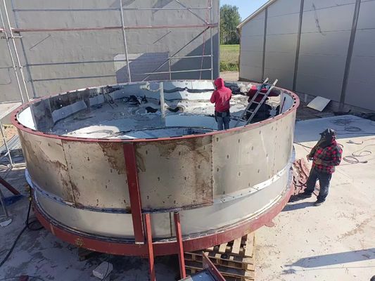 بخار / كهرباء / غاز تسخين رذاذ مجفف نطاق التحكم في درجة الحرارة 20-300 ℃