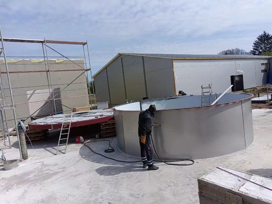 بخار / كهرباء / غاز تسخين رذاذ مجفف نطاق التحكم في درجة الحرارة 20-300 ℃