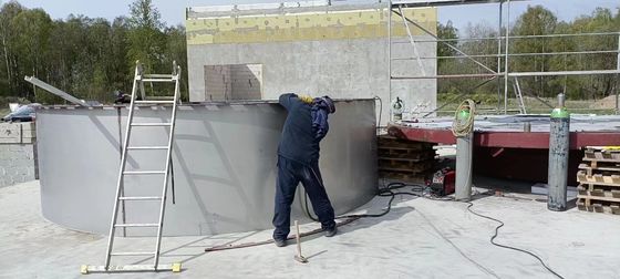 بخار / كهرباء / غاز تسخين رذاذ مجفف نطاق التحكم في درجة الحرارة 20-300 ℃