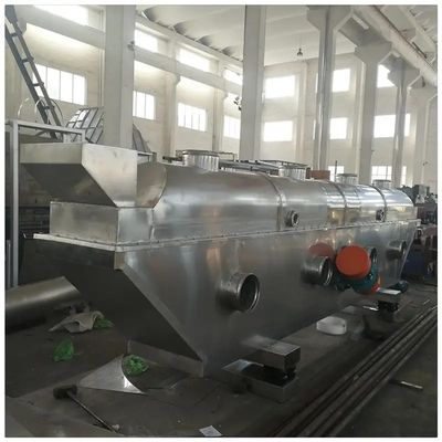مجفف سرير سائل كفاءة من حيث الطاقة مع نظام التحكم بـ PLC و 100-1000 كجم / ساعة