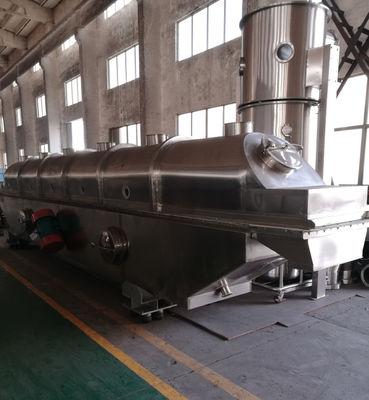 مجفف سرير سائل كفاءة من حيث الطاقة مع نظام التحكم بـ PLC و 100-1000 كجم / ساعة